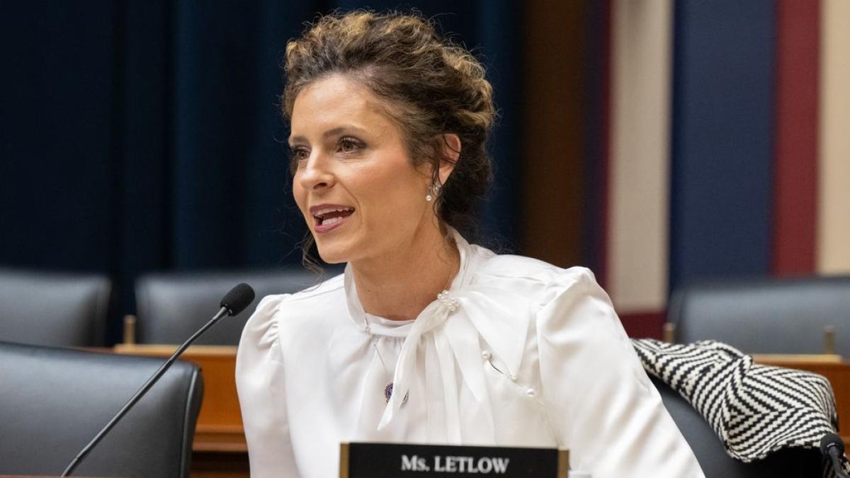 Rep. Letlow at a hearing